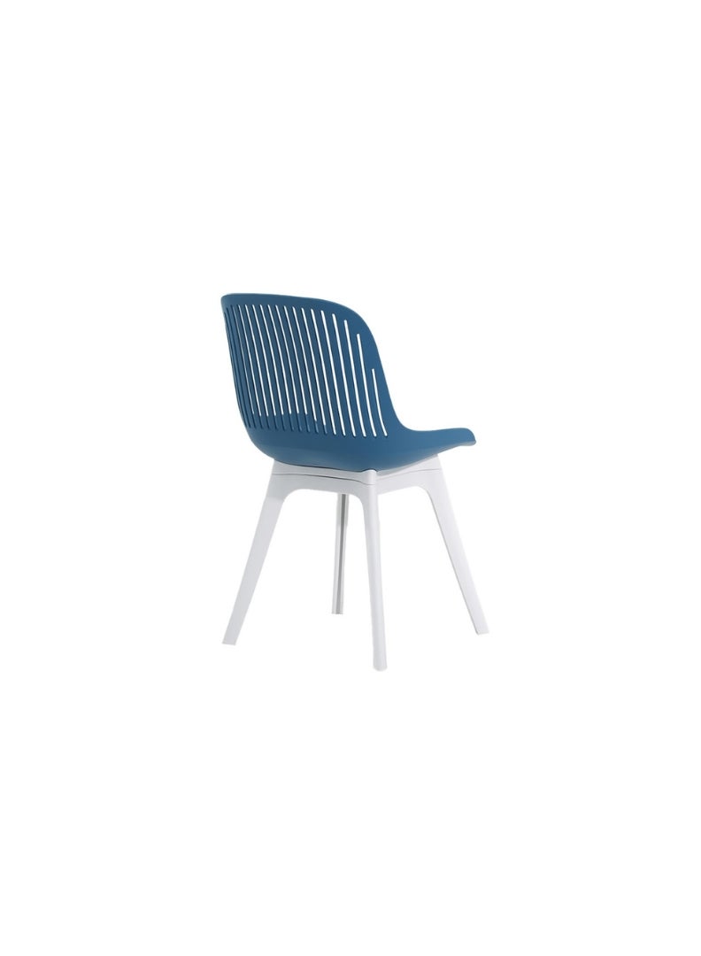 Royaloak Zelo Fiber Cafe Chair, Fiber Construction, Moulded Fiber Sturdy Legs, Ergonomically Designed for Comfortable Seating, Strong & Durable, Anti-skid Legs with Silent Movement. - Image 5